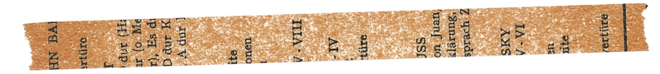 Yoko Inoue x Classiky Washi Tape: Old Book 10mm - Image 5