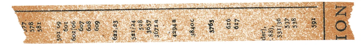 Yoko Inoue x Classiky Washi Tape: Old Book 15mm - Image 3