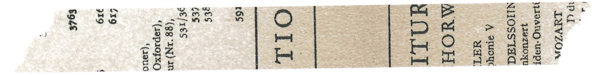 Yoko Inoue x Classiky Washi Tape: Old Book 15mm - Image 4