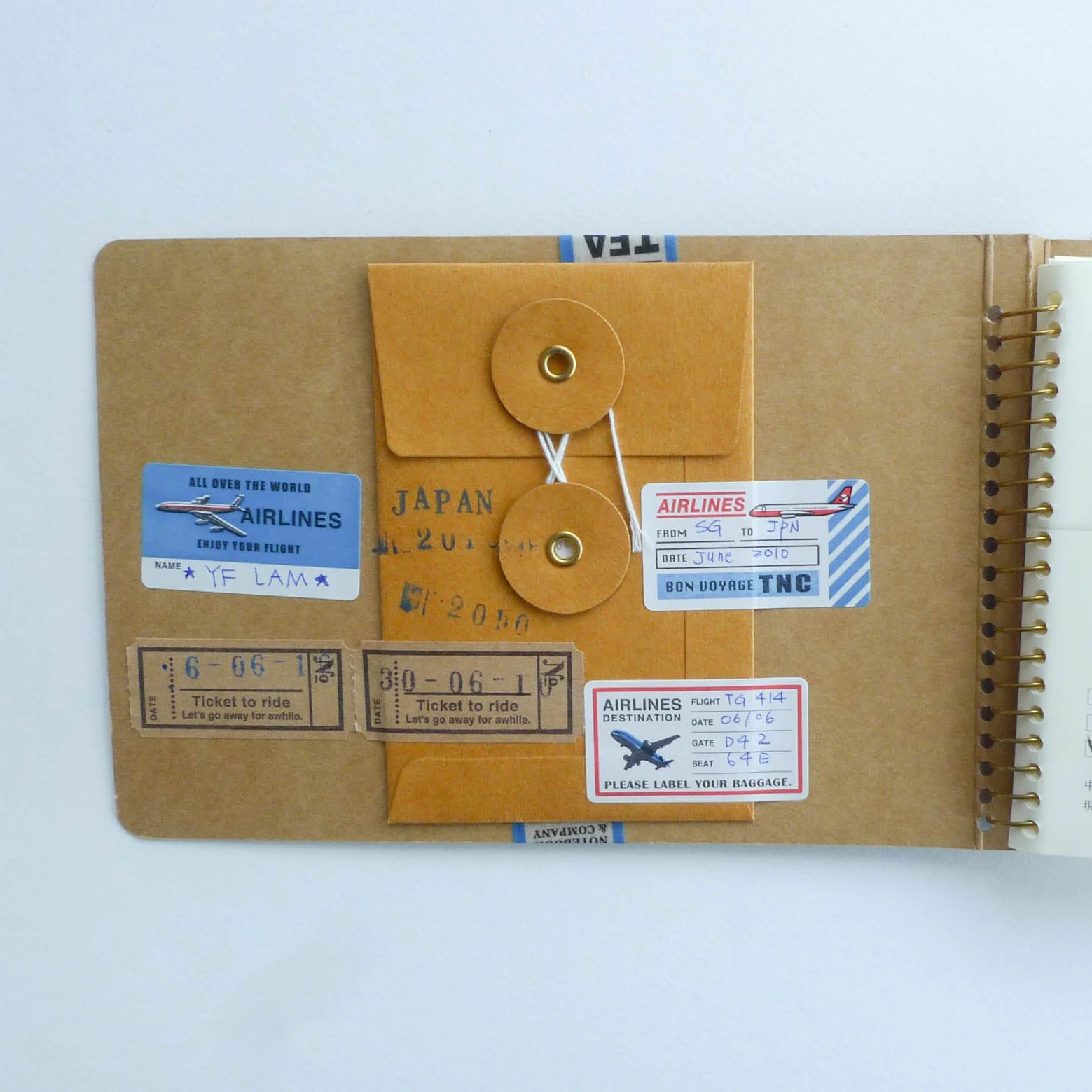 SPIRAL RING NOTEBOOK: Paper Pocket - Image 7